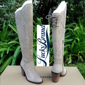 Brand new knee high Lucky boots.